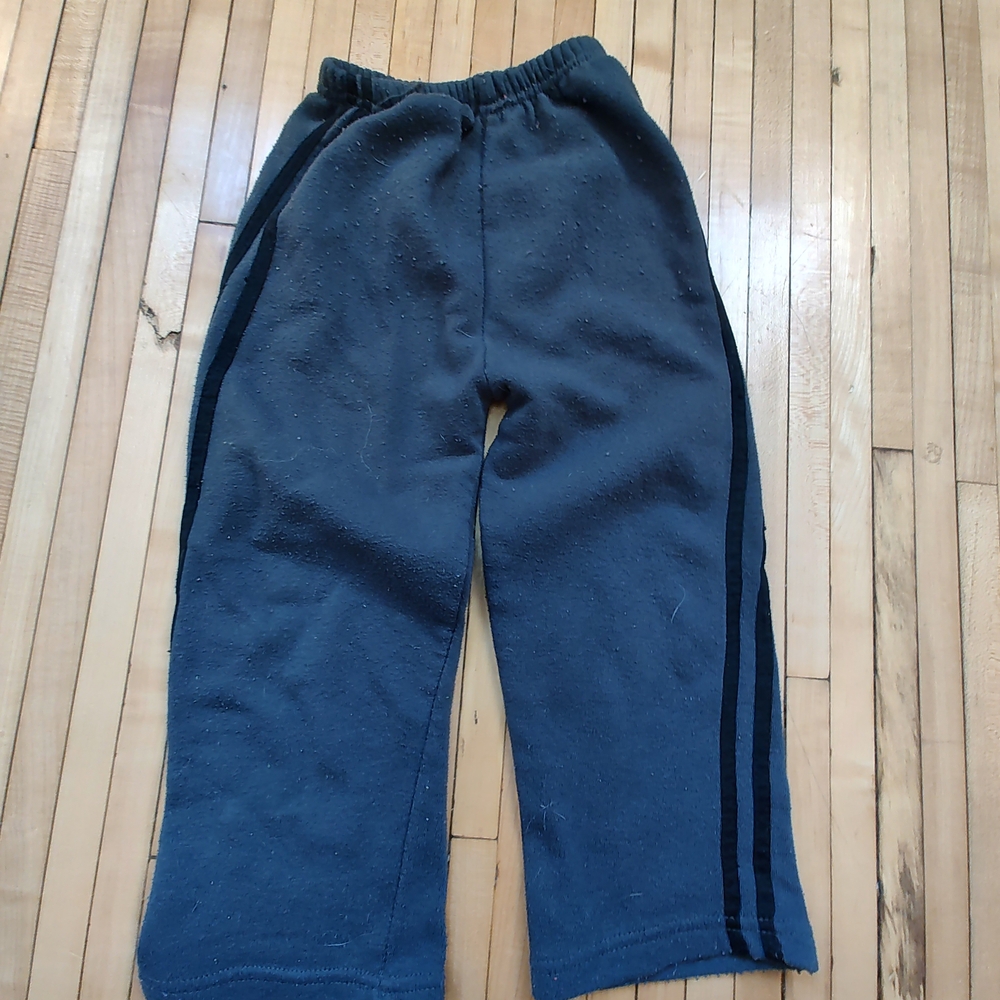 🔴5/$10 Cozy Grey Sweatpants with Black Stripes - Picture 2 of 2